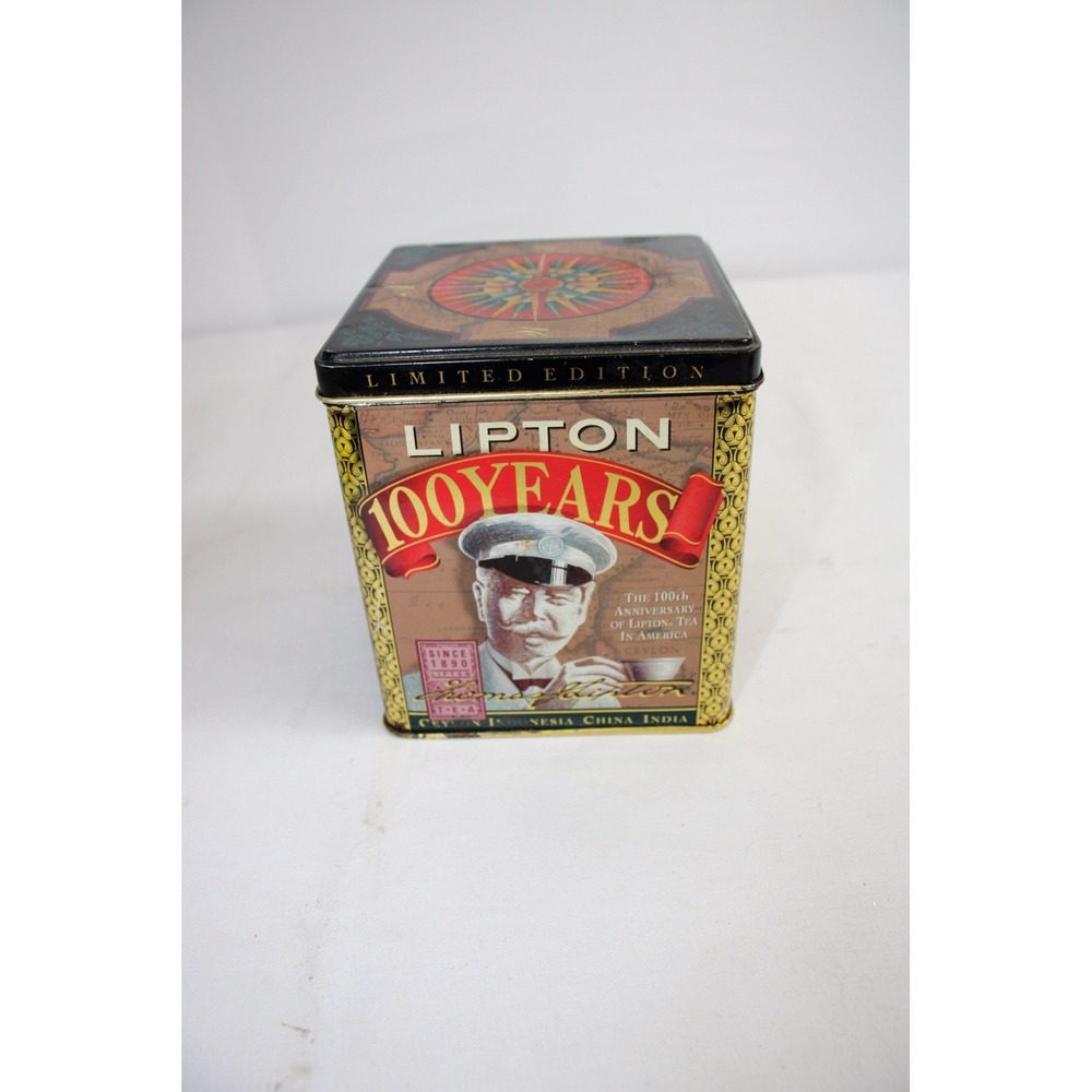 Lipton 100 Years Limited Edition Commemorative Tin Sir Thomas Lipton Collector